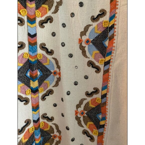 Anthropologie Maeve Coloma Embroidered Kimono Jacket - Picture 8 of 9